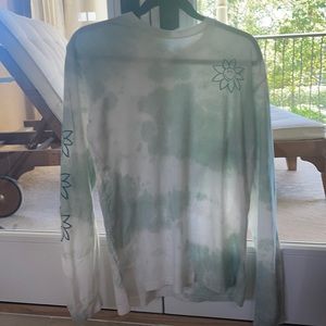 long sleeved desert dreamer tie dye shirt